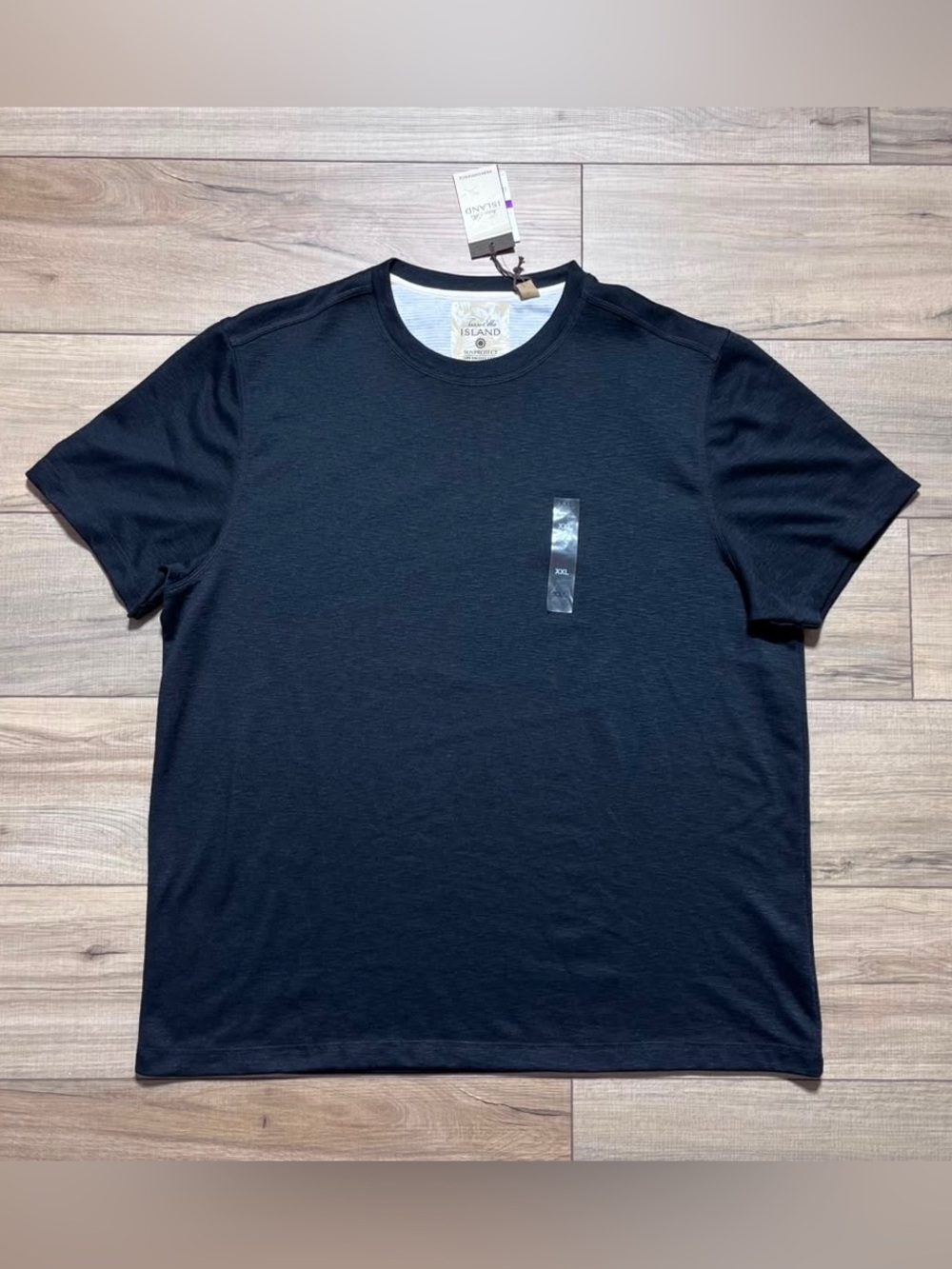 Tasso Elba Island Mens Performance Sun Protection T-Shirt Size XXL Black